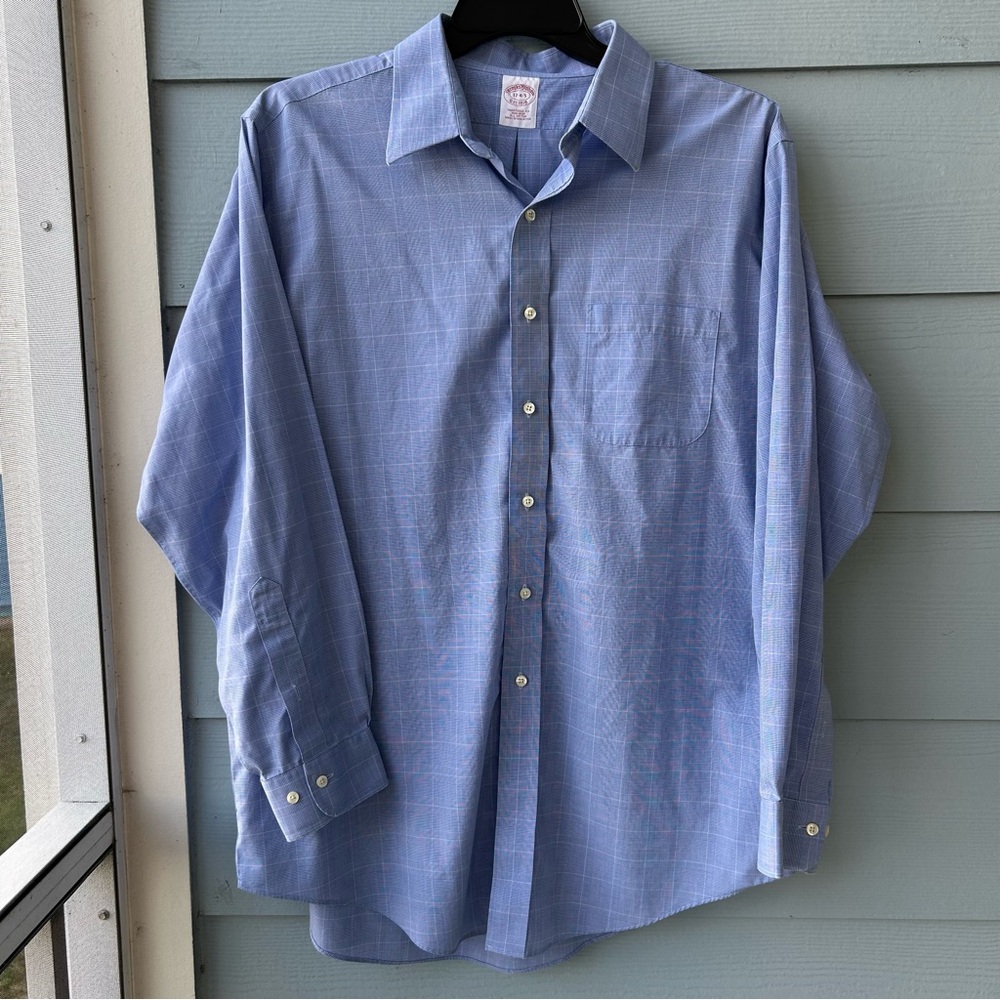 Brooks Brothers Light Blue Casual Button-Down Shirt